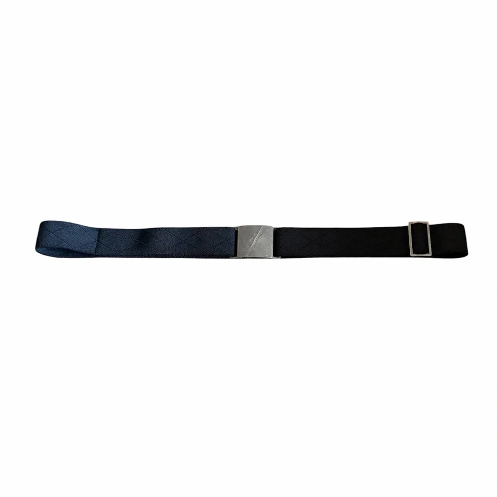 Truth Belts Elastic Flat Adjustable Belt XL 40in - 44in Black